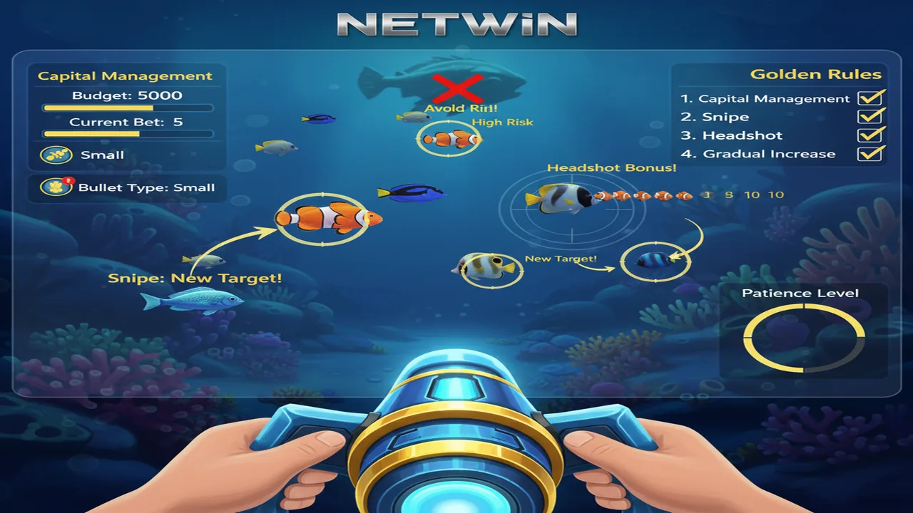 Thủ thuật bắn cá đơn lẻ không bao giờ lỗ vốn Netwin